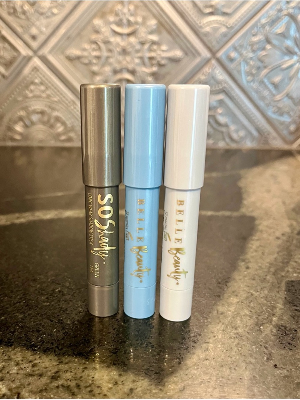 Belle Beauty So Shady long wear eyeshadow stick- bundle of three